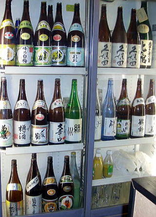 当店日本酒コーナー
