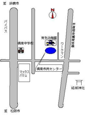 橋南市民センター地図